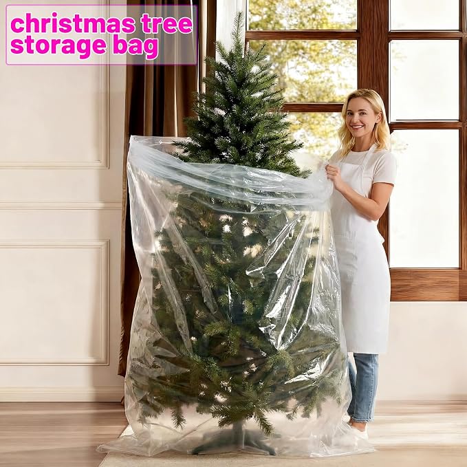 6 Pcs 98.4 x 59 Inches Clear Large Balloon Bags - Image 4