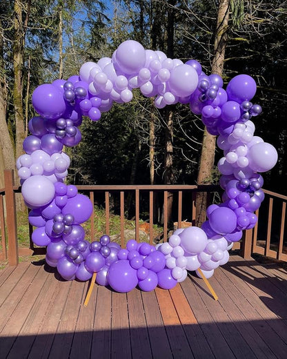 146Pcs Purple Balloons Garland Arch Kit - Image 7