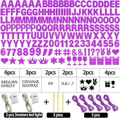 DIY Customizable Banner Letter Banners Party Supplies - Image 3