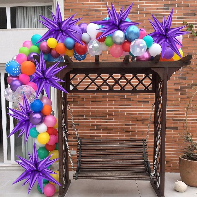 Purple Star Balloons - Image 5