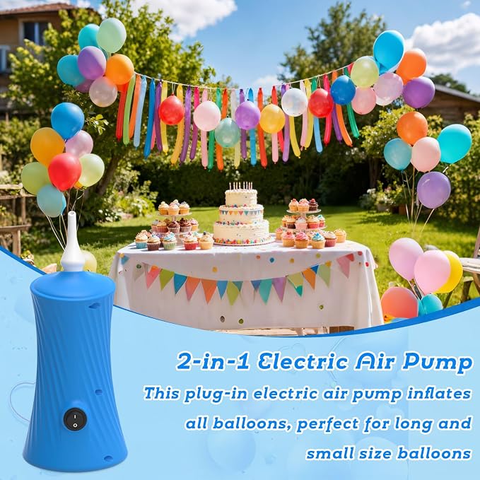 AXHJ 2-in-1 Balloon Pump Electric, Balloon Inflator - Image 4