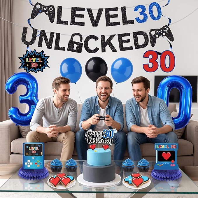 Level 30 Unlocked Birthday Decorations - Image 3