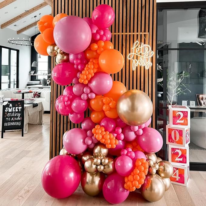 Pink and Orange Balloons - Image 4