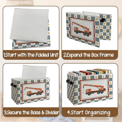 Construction Car Boy Nursery Storage Basket - Image 4