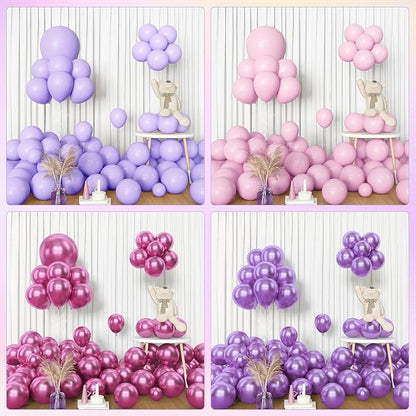 Amandir 153pcs Pink Purple Balloon Garland Arch Kit Different Sizes | 18 12 10 - Image 7