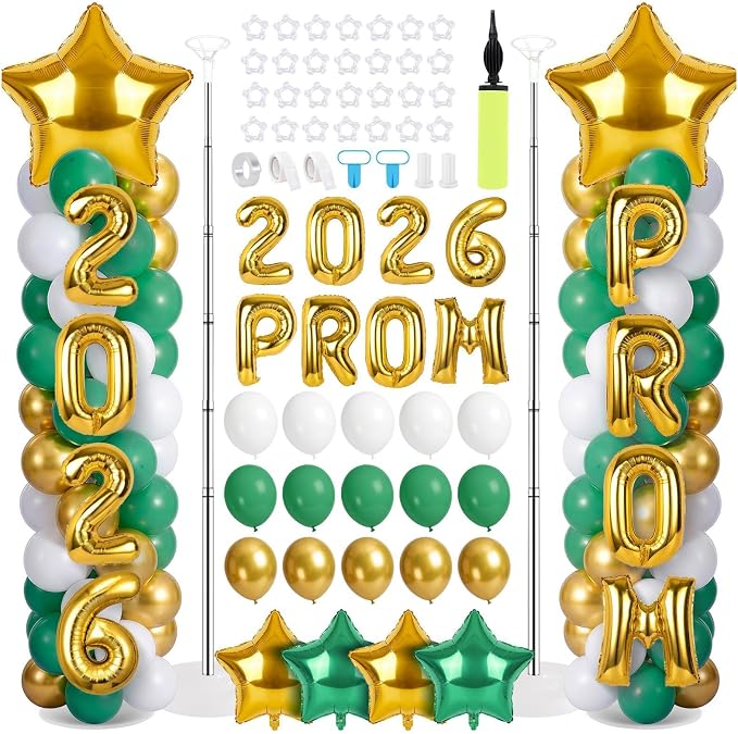 2 Sets Graduation Balloon Column Stand Kits by Unknown