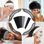 10 PCS Headbands for Women - Fashion Non Slip Cotton Headbands for Women and Men Perfect for Sports and Outdoor Activities in Summer,Including Running, Yoga, Cycling, Gym Workouts