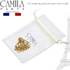 Camila Paris CP3052-CP3051 French Octopus Hair Clip for Women for Thick Volume Hair, Girls Hair Claw Clips Jaw Fashion Durable Styling Hair Accessories for Women, Strong Hold Grip, Made in France