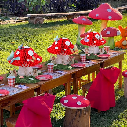 Civaner 6 Sets Enchanted Forest Decoration Fairy Party Decoration Woodland Tea - Image 7