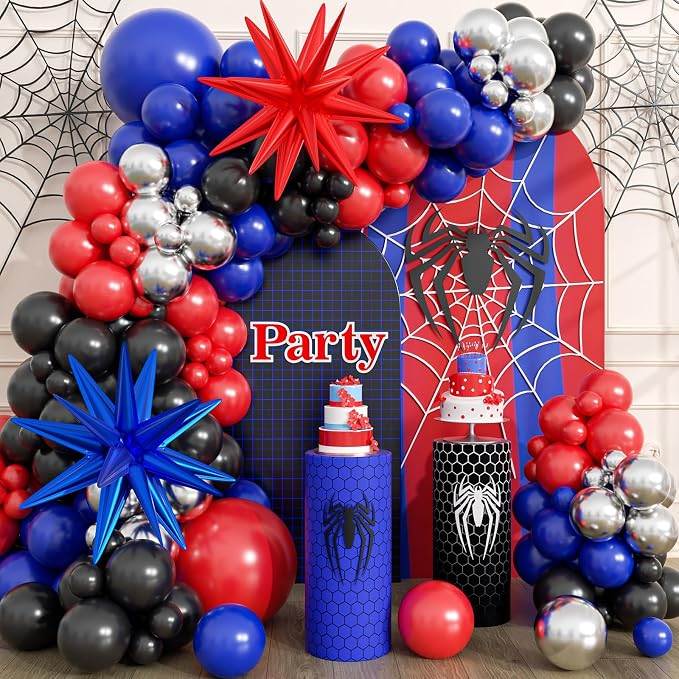 Spider Balloon Arch Garland Kit by Unknown