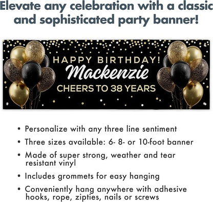 Let’s Make Memories Personalized Celebration Banner - Image 3