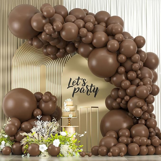 Dark Brown Balloons by ZizasAry