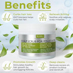 Anti Fungal Folliculitis Scalp Scrub Pre Shampoo for Seborrheic Dermatitis, Dandruff, Psoriasis, and Itchy Dry Scalp Relief