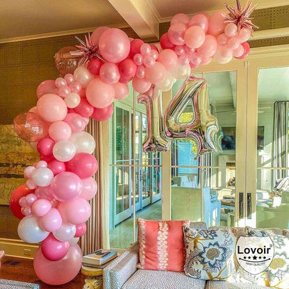 Silver 14 Number Balloons, 40 Inch Giant Number 14 Balloons Foil Mylar Helium - Image 5