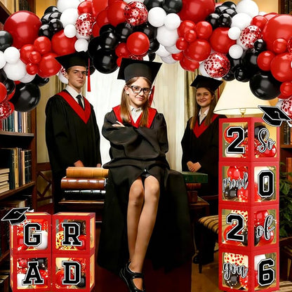 Graduation Decorations Class of 2026, 2026 GRAD So Proud of You Theme - Image 6