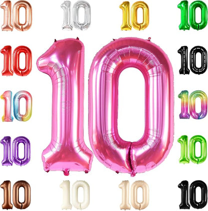 KatchOn Pink number 10 balloon 40 Inch by KatchOn