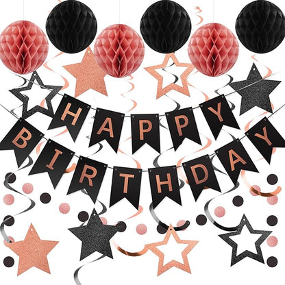 meowtastic Birthday Decorations Happy Birthday Banner by meowtastic%C2%AE%E2%80%94Idealforyourparty