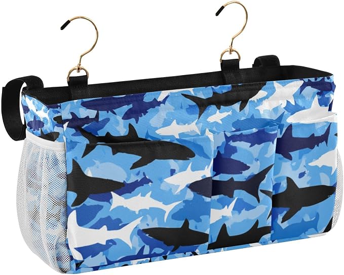 Bedside Caddy Hanging Bunk Bed Caddy Bed Organizer Hanging Pocket - Image 2
