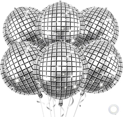 22 Inch Disco Ball Balloons by Saxuxu
