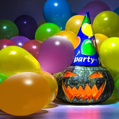 Light Up Balloons, 32 Pack, 8 Colors, Flashing LED Balloons | Glow in the dark - Image 8