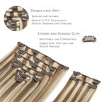 WENNALIFE Hair Extensions Clip In, 9pcs 20inch 150g Ash Brown Highlighted Golden Blonde Thicker Clip In Hair Extensions Real Human Hair Remy hair extension Double Weft Clip in Human Hair Extensions