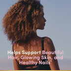 Nature's Bounty Optimal Solutions Hair, Skin and Nails Pectin Gummies, 2500 mcg Biotin Per Serving, No Stick Gummy, Vegetarian Formula, Strawberry Flavor, 200 Count, 100 Total Servings (Pack of 2)