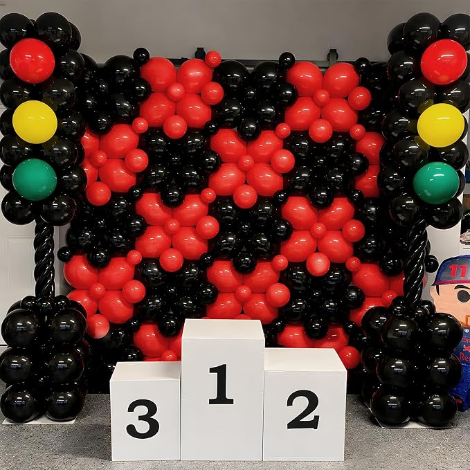 Black Red Link Balloons - Image 4