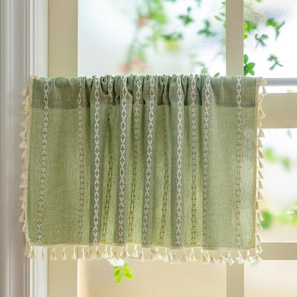 Sutuo Home Boho Short Valance Curtains - Image 6