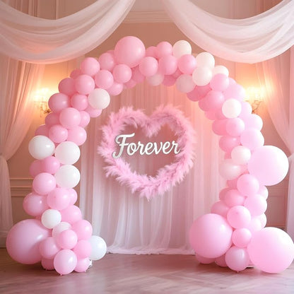Awenztech 120pcs 5 inch Light Pink Latex Balloons | Baby Shower, Bridal Shower - Image 7