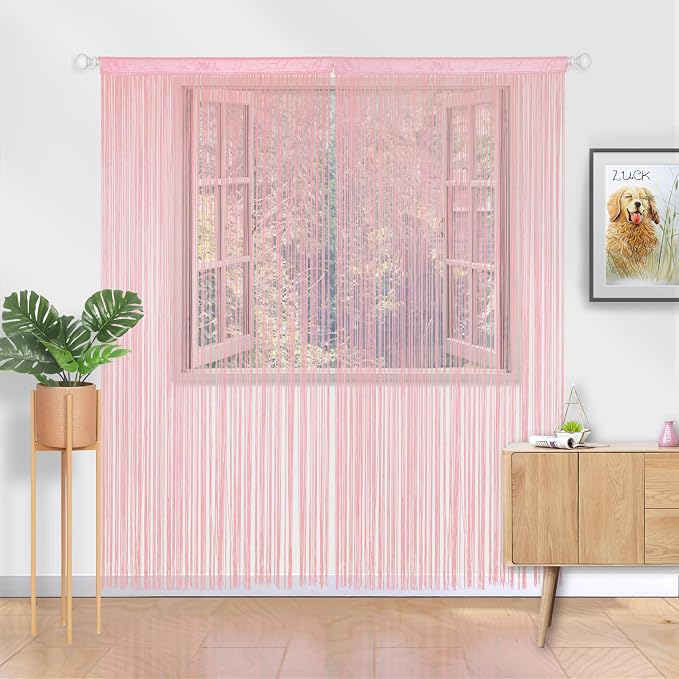 YIIBAII Door String Curtains Fringe Door Curtains - Image 4