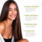 Expert Hair Bio Protein Organic Brazilian Keratin Treatment - Formaldehyde-Free Hair Straightening, Keratina Brasileña, 2x100ml/6.76oz