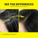 SEVICH Hair Color Stick For Gray Roots- Instantly Cover Grey Hair Dye Comb,Four Toothed Comb Design for Sparse Hairlines Coverage, Contains Natural Plant Extracts,for Men and Women,15g(Black)
