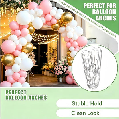 18 Pack Balloon Arch Clips, 2.4'' Plastic Clips Supplies - Image 6