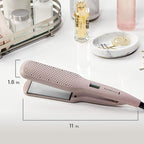 Remington Wet2Straight Hair Straightener/Flat Iron, 450°F Salon High Heat, 1 3/4" Inch Plates, Mauve (Pack of 2)