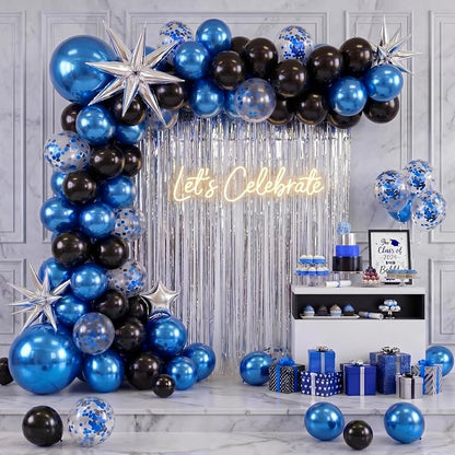 Capoda 148 Pcs Blue Silver Balloon Garland Arch Kit by Capoda