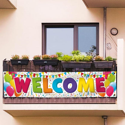 Welcome Banner - Welcome Home Banner 6 x 1.3ft - Welcome Back Decorations - Image 7