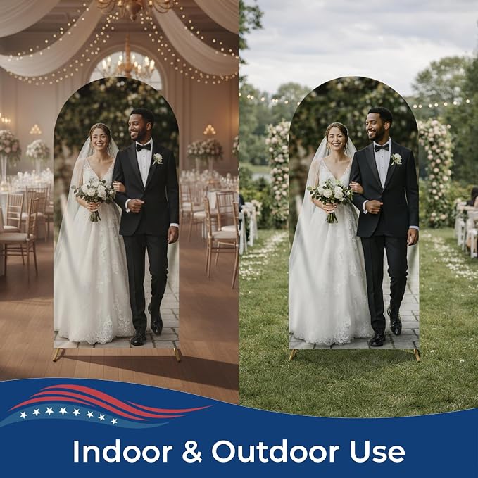 DC Custom Arch Backdrop Cover, Double Sided Custom Arch Covers Made in USA | - Image 6