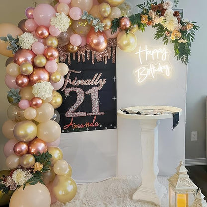 Rose Gold and Pink Balloons - Image 6