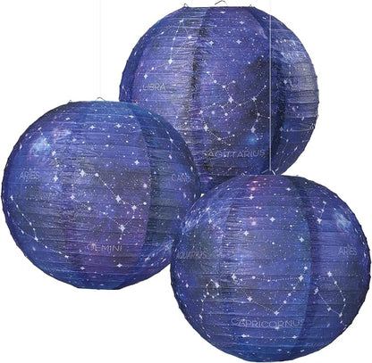 3pcs Galaxy Paper Lanterns by Fontien