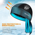 Bandanas Skull Caps for Men, Women Skull Cap Helmet Liner Cycling Hat Durags Motorcycle Bandana Sweat Wicking Do Rag