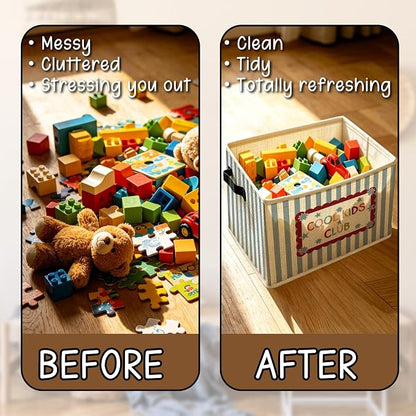 Kids Playroom Foldable Storage Bins Box - Image 6