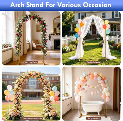 7.2FT Arch Backdrop Stand, Wedding Backdrop, Baby Shower, Bridal Shower - Image 9