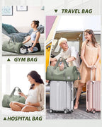 Gym Bag Womens,Travel Duffel Carry on Bag Sport Tote Bag Weekend Overnight Bag