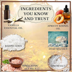 Relaxation Gifts for Women. 6 Self Care Gifts, Mineral-Rich Vanilla Bath Salt, Pumpkin Spice Bath Soap, Bath Bomb Truffles. Spa kit That Will Leave her Skin so Soft.