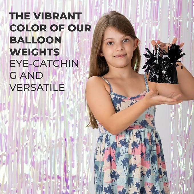 12-Pack Black Balloon Weights - Image 5