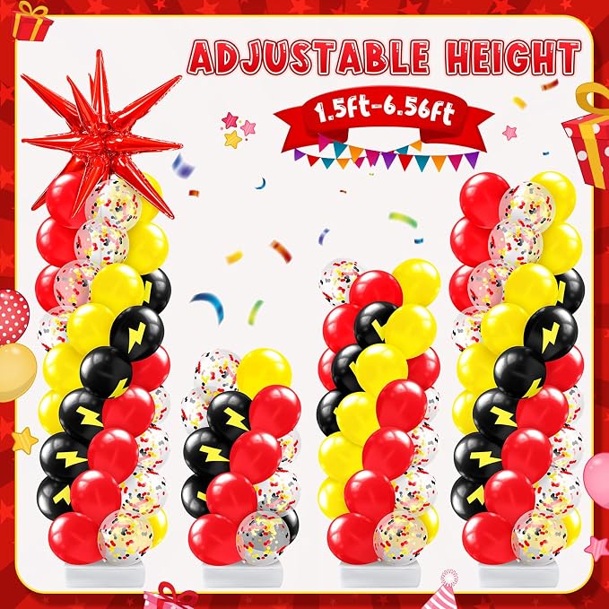 Kasyat 2 Set Cartoon Theme Balloon Column Stand Kit - Image 5