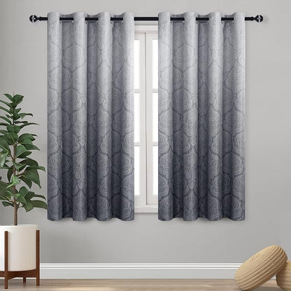 DWCN Grey Blackout Curtains by DWCN