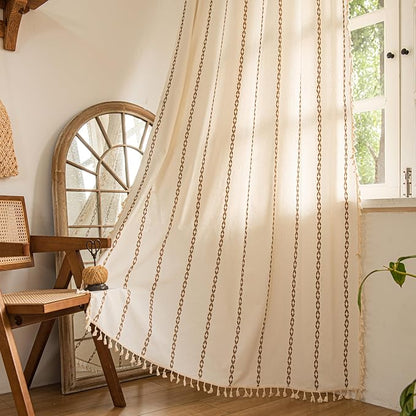 Sutuo Home Boho Curtains 63 Inch Length by SutuoHome