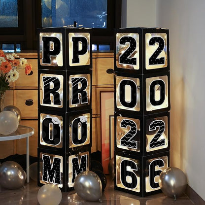 Graduation Prom Party Decorations Class of 2026, Graduation Prom Party Supplies by Zachely