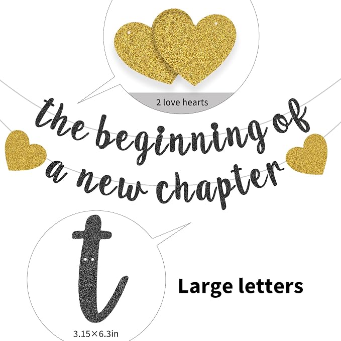 The Beginning of a New Chapter Banner Funny Going Away Party Graduation Happy - Image 4
